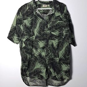 Vans Vacation Top, Men's Vans Button Down, Vans Tropical Island Shirt, Casual